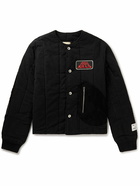 Gallery Dept. - Riley Horror Appliquéd Quilted Cotton Jacket - Black