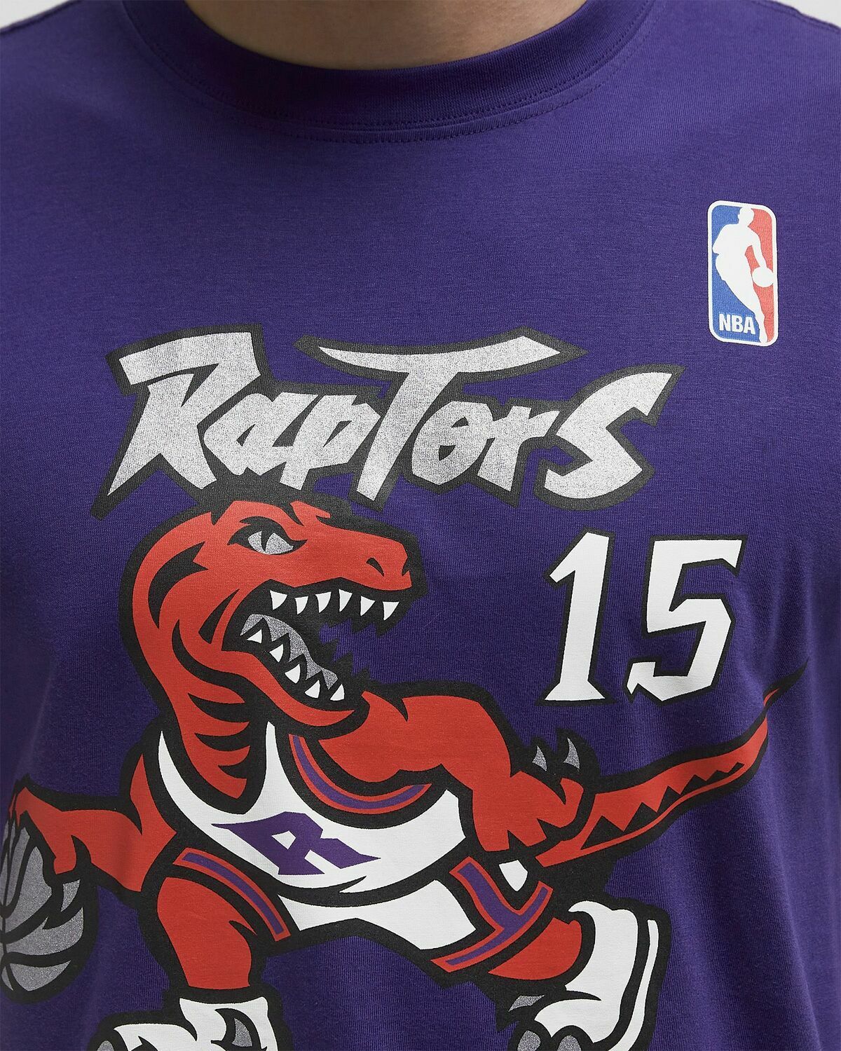 Mitchell & Ness NBA N&N TEE TORONTO RAPTORS VINCE CARTER Purple Mens Shortsleeves/Team Tee