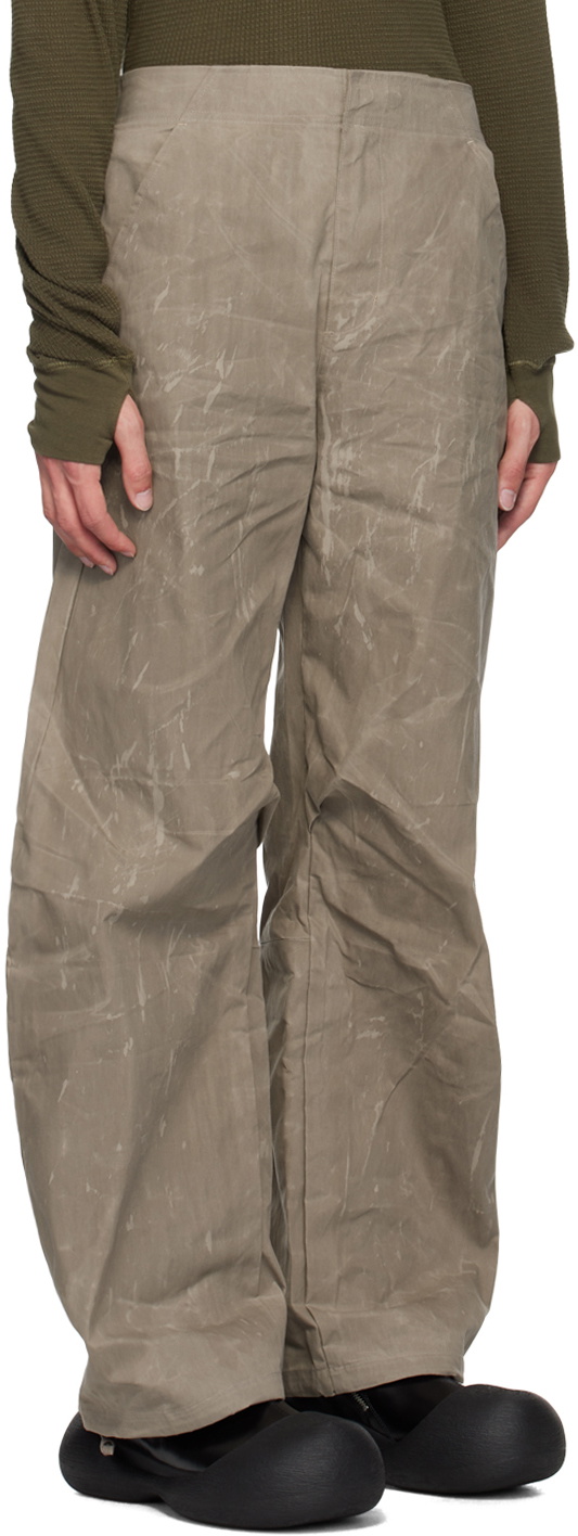 Seventh Taupe Bow Tech Pants