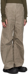 Seventh Taupe Bow Tech Pants