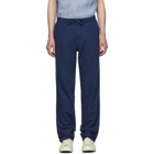 Onia Blue Linen Collin Trousers