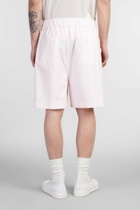 Laneus Shorts In Rose-pink Cotton