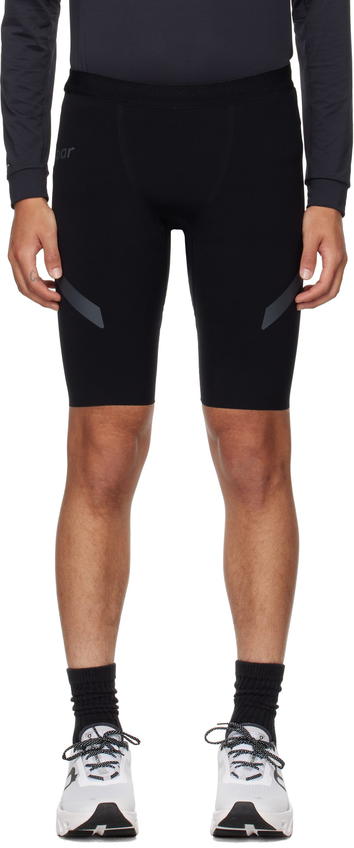 Soar Running Black Half Tights Short Leggings Soar Running