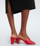 Manolo Blahnik Rapalla leather mules