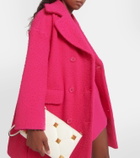 REDValentino Double-breasted wool coat