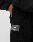 Patta Shearling Fleece Pants Black - Mens - Cuffed Pants