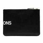 Comme des Garçons Wallet Huge Logo Wallet