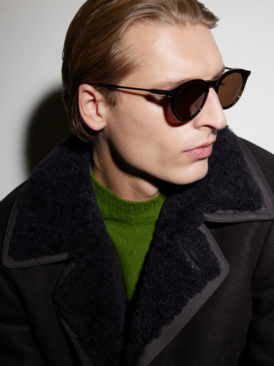 TOM FORD - Olivier-02 Round-Frame Tortoiseshell Acetate Sunglasses - Brown