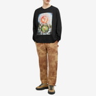 Good Morning Tapes Men's As Above So Below Long Sleeve T-Shirt in Black