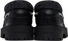 Givenchy Black Storm Boat Shoes