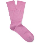Falke - Airport Stretch Virgin Wool-Blend Socks - Pink
