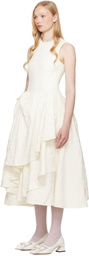 SHUSHU/TONG SSENSE Exclusive Bridal Capsule Irregular Hem Midi Dress