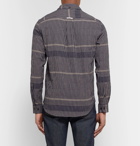 Acne Studios - Isherwood Slim-Fit Checked Stretch-Cotton Shirt - Men - Storm blue