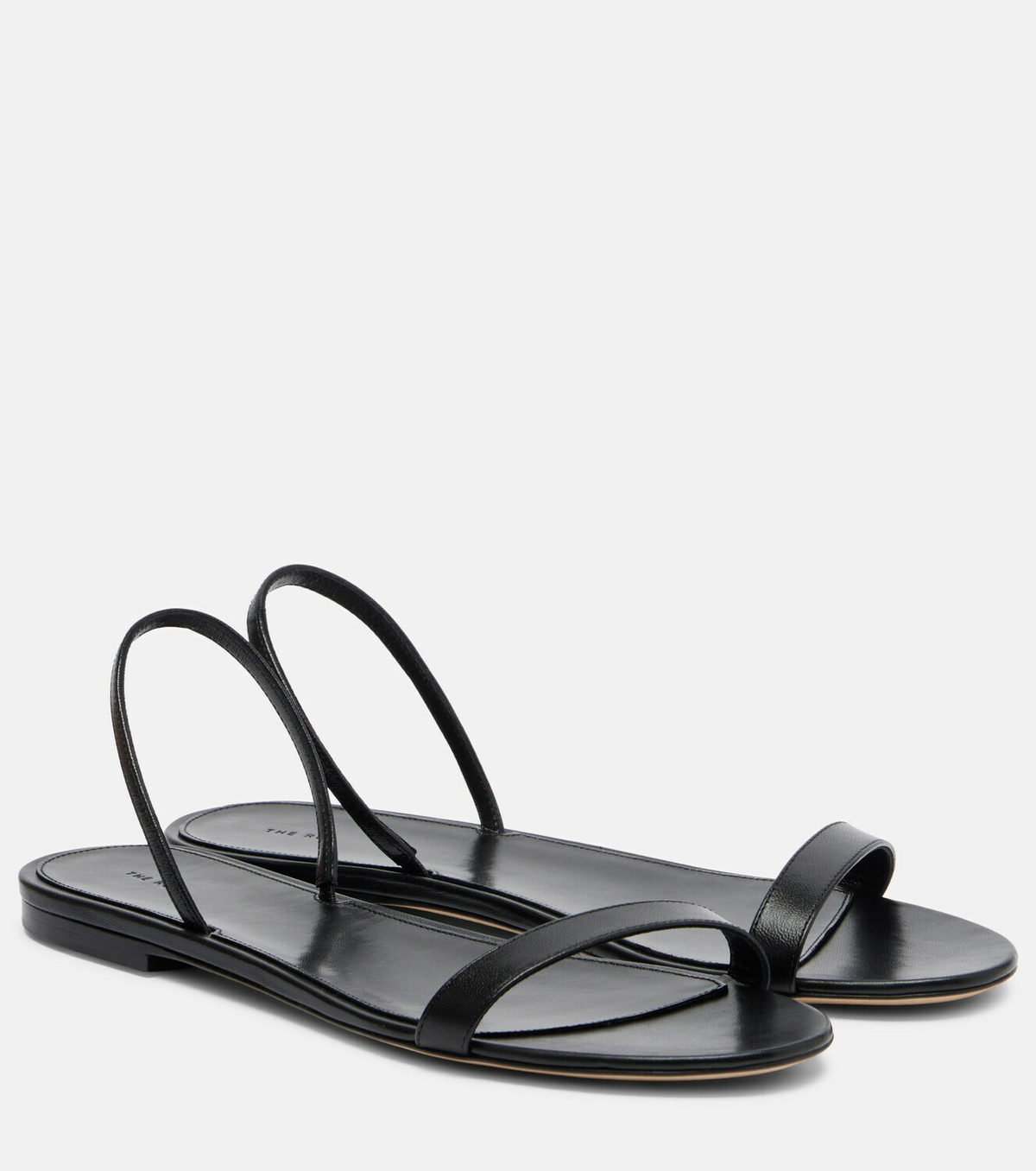 The Row Ella leather sandals