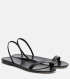 The Row Ella leather sandals