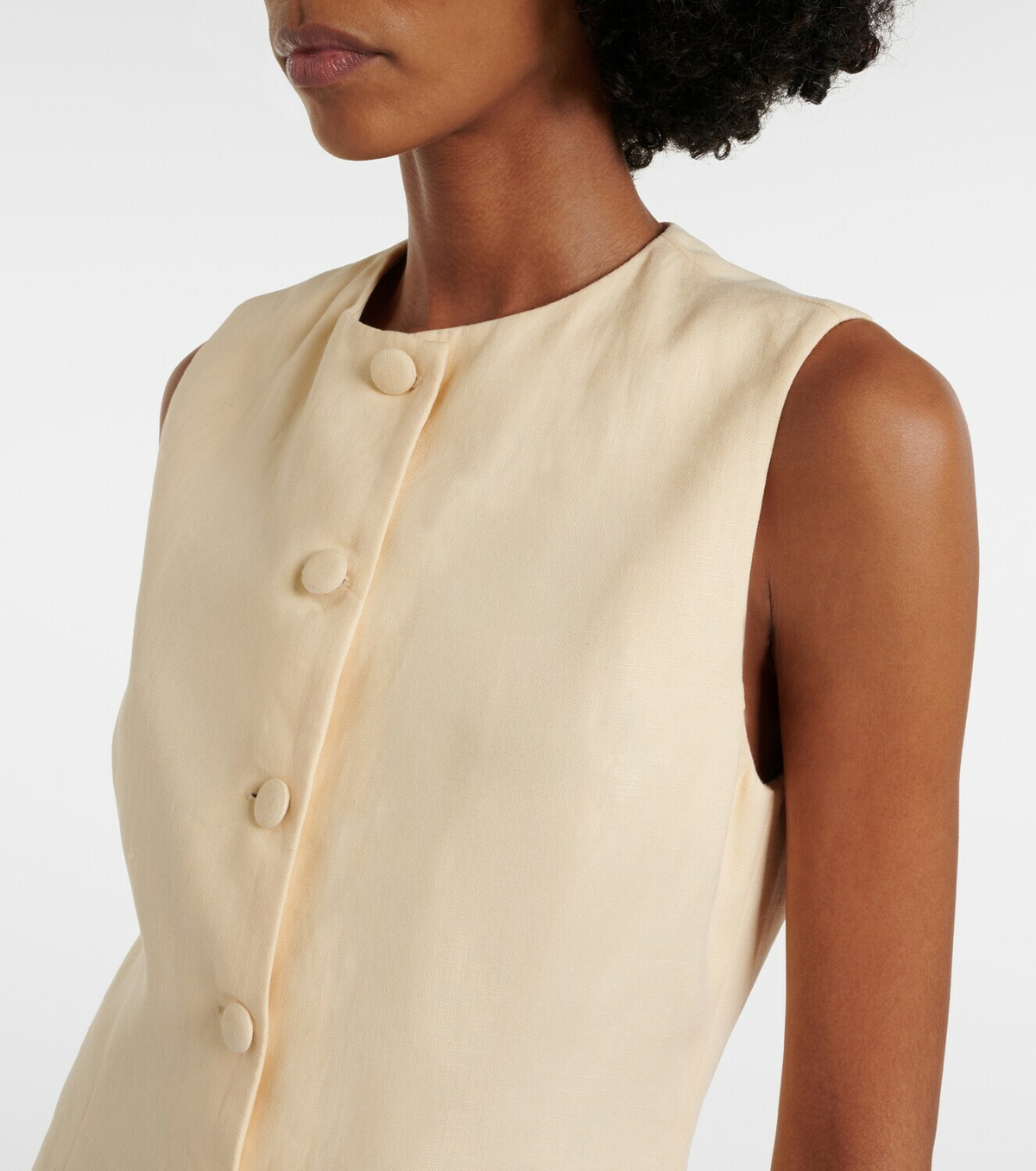 Faithfull Jane linen minidress