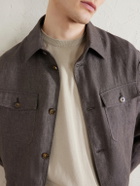 Canali - Knitted Cotton T-Shirt - Neutrals