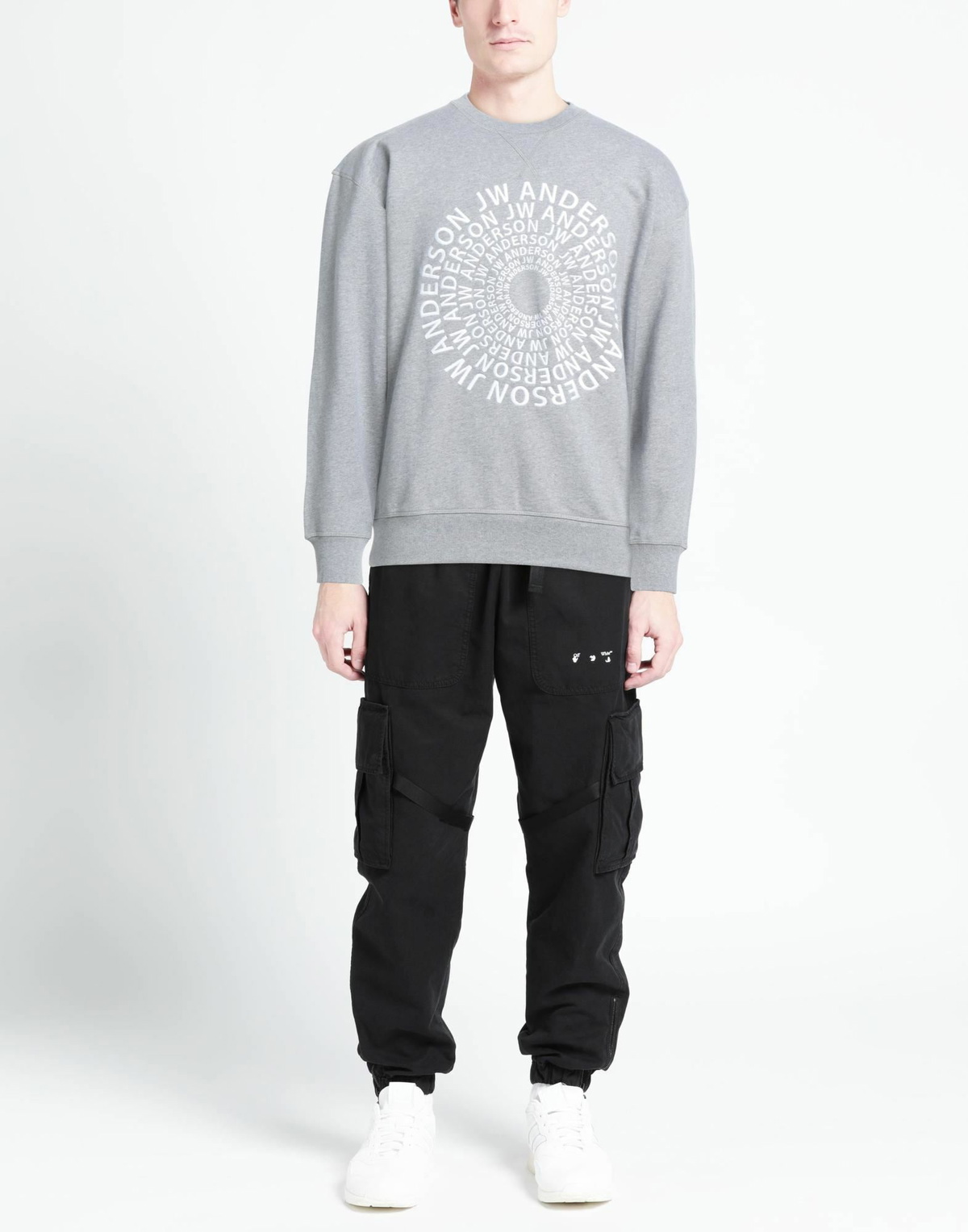Jw Anderson Mens Sweatshirt in Grey