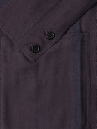Kardo - Somesh Checked Cotton Blazer - Black