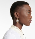 Givenchy Lock asymmetric earrings