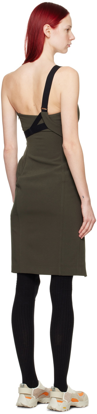 HYEIN SEO SSENSE Exclusive Khaki Cinch Bag Dress
