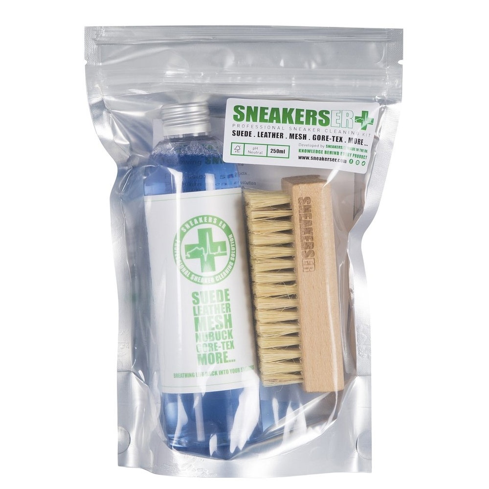 Professional Sneaker Cleaning Solution & Brush Kit