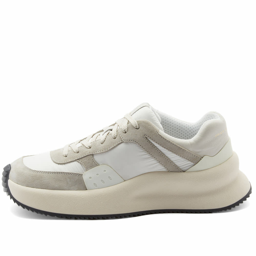 大人気【DRIES VAN NOTEN】White and beige panelled sneakers DRIES VAN NOTEN Women's Beige/White Leather Sneakers New And
