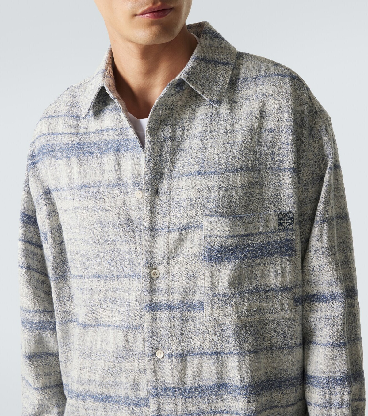 Loewe Paula's Ibiza denim jacquard shirt