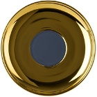 POLSPOTTEN Gold & Multicolor Legacy Tea Cup & Saucer Set, 4 pcs