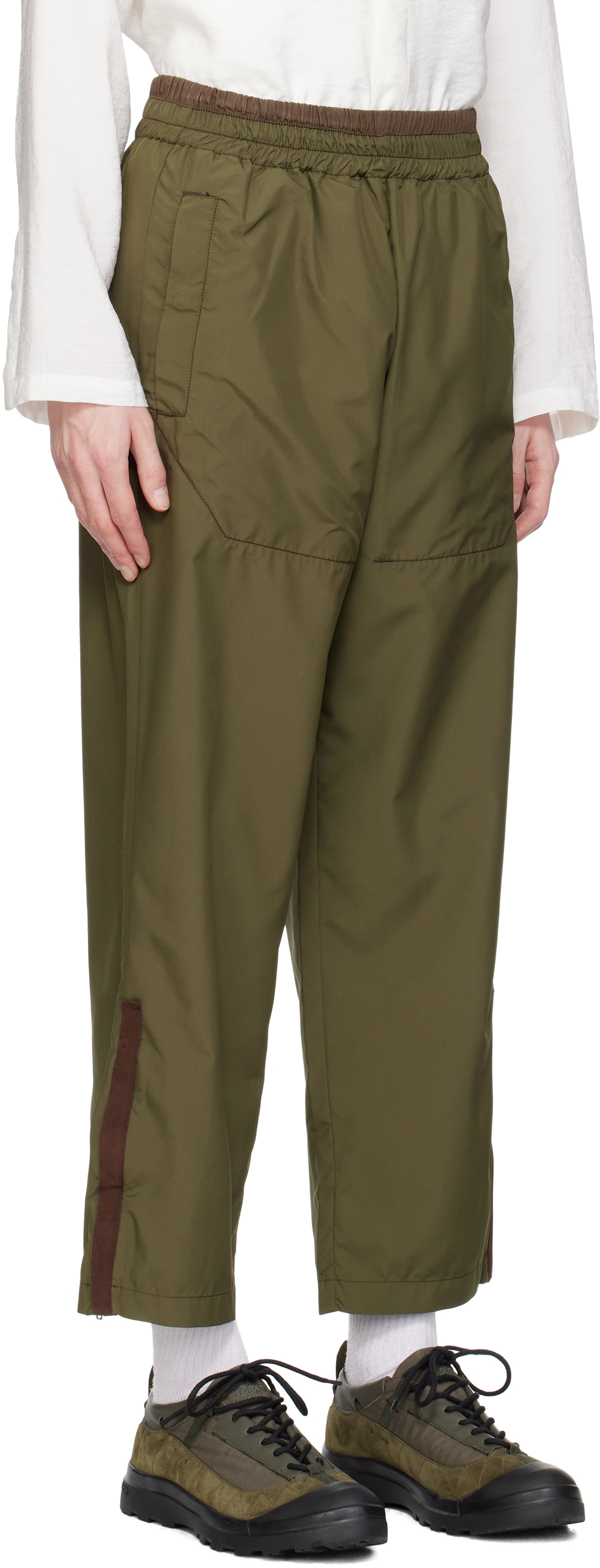 RANRA Khaki Seeds Mini Ripstop Trousers