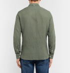 Brunello Cucinelli - Linen and Cotton-Blend Shirt - Green