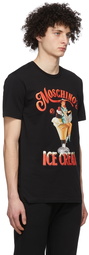 Moschino Black Ice Cream Graphic T-Shirt