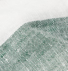 FRESCOBOL CARIOCA - Striped Linen Towel - Green