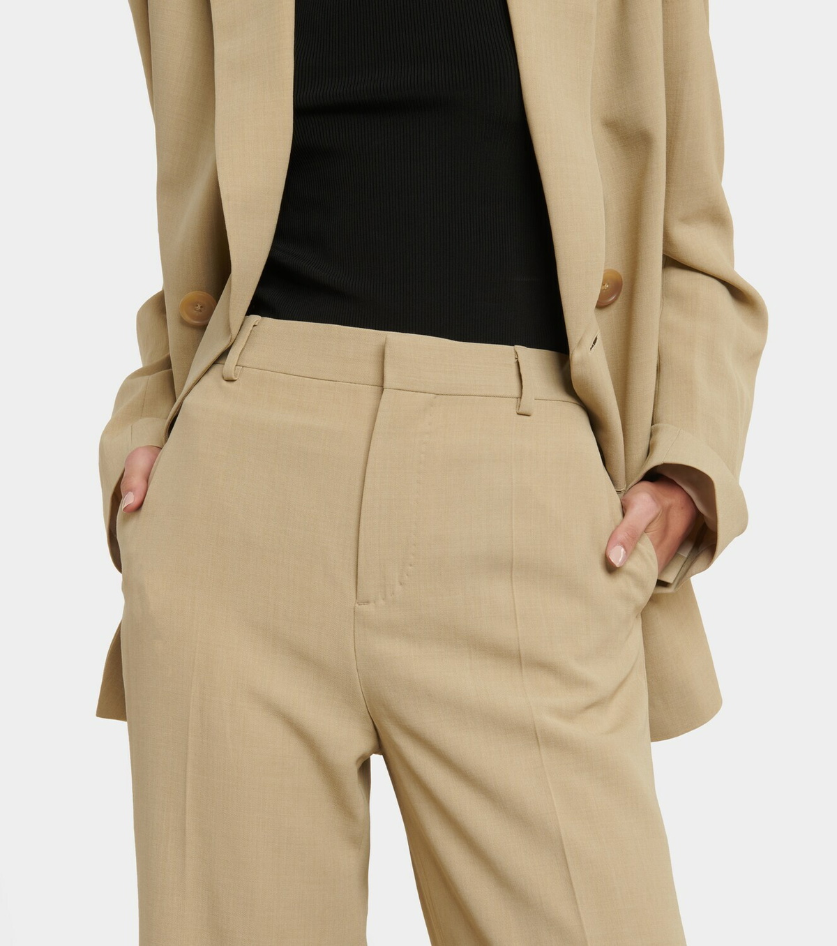 Petar Petrov Giada low-rise wide-leg pants