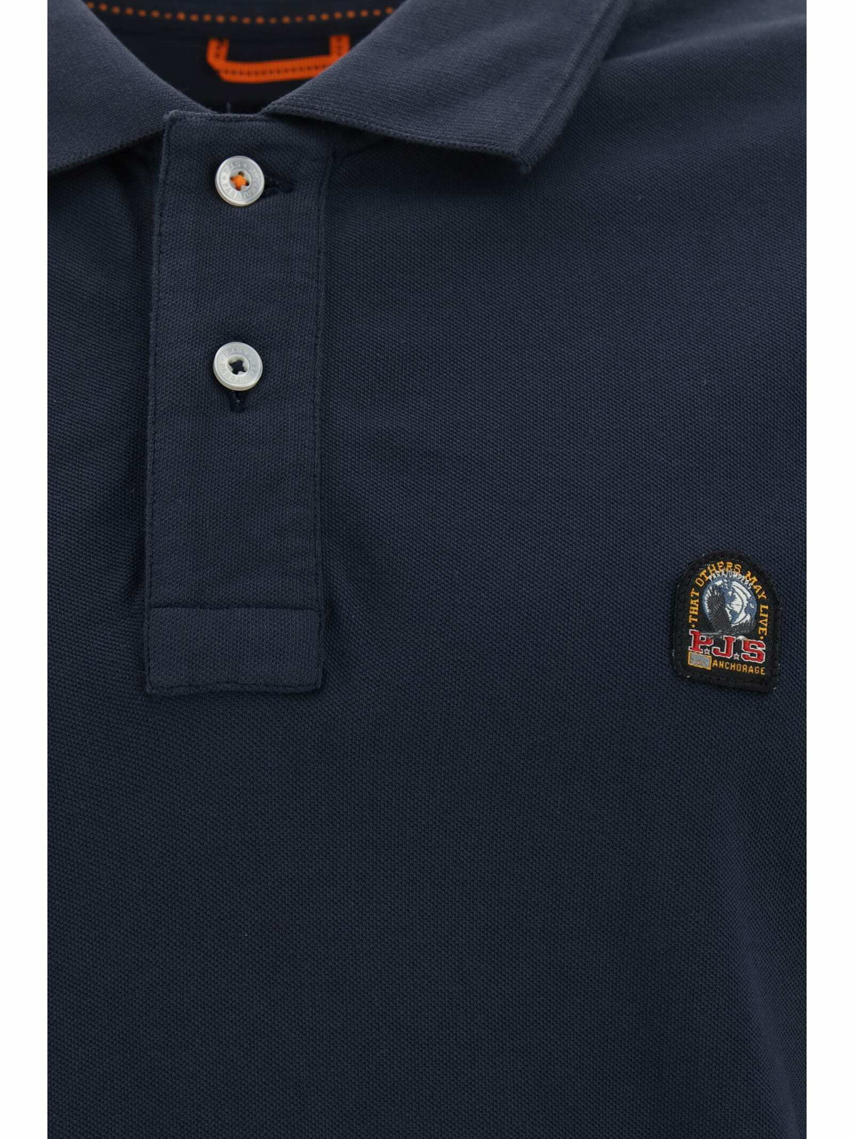 Parajumpers Blue Cotton Polo Shirt