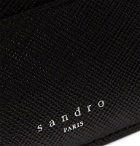 Sandro - Saffiano Leather Cardholder - Black