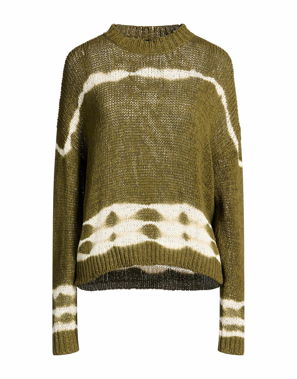 Roberto Collina Womens Sweater Military in Green
