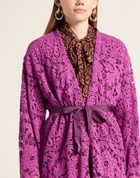 Jucca Womens Overcoat & Trench Coat Mauve