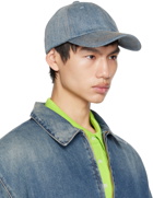 Acne Studios Blue Faded Denim Cap