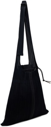 Pleats Please Issey Miyake Black Drawstring Shoulder Bag