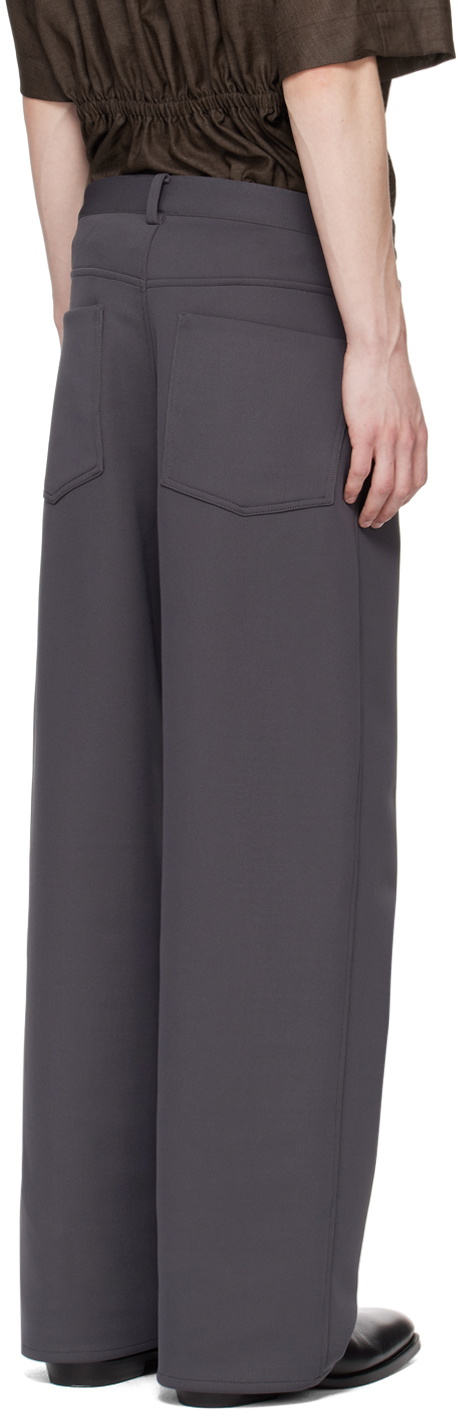 Omar Afridi Gray Pocket Trousers