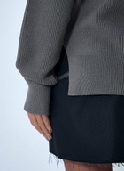 Rick Owens Ribbed Knit Sweater