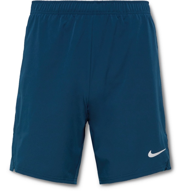 Photo: Nike Tennis - NikeCourt Ace Flex Dri-FIT Tennis Shorts - Blue