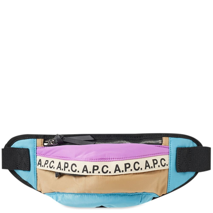 Photo: A.P.C. Lucille Tape Logo Waist Bag