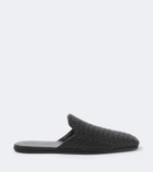 Bottega Veneta Palazzo Intrecciato leather mules