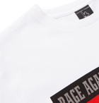 Wacko Maria - Rage Against The Machine Printed Cotton-Jersey T-Shirt - White