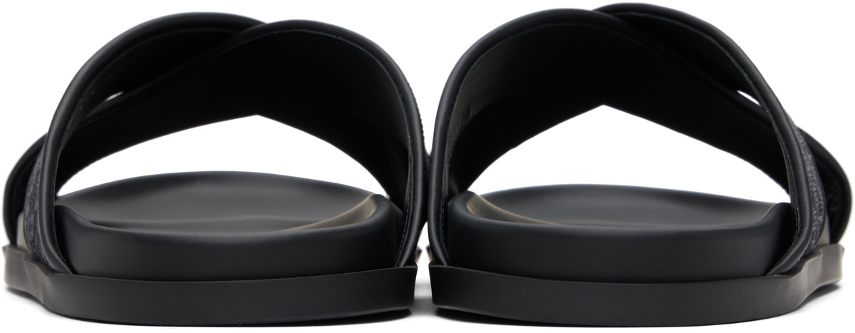 Givenchy Black G Plage Monogram 72 Pool Slides