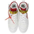 Off-White SSENSE Exclusive White Industrial High-Top Sneakers