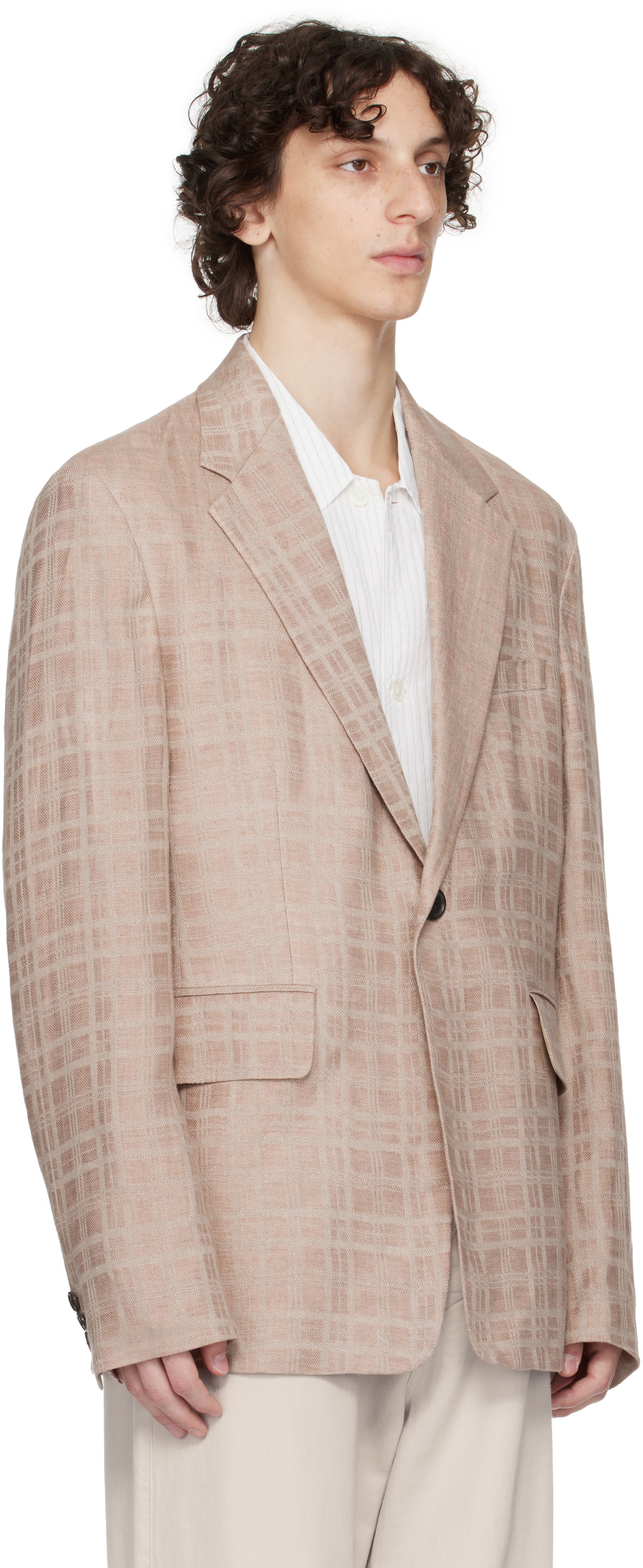 OUR LEGACY Pink Unconstructed Shinjuku Blazer Our Legacy