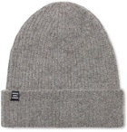 Herschel Supply Co - Cardiff Ribbed Cashmere and Wool-Blend Beanie - Gray